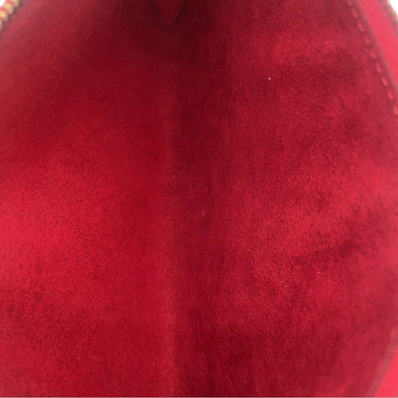 Louis Vuitton NWOT Castillan Red Epi Pochette Acessoires wBox AR1010 NEW - Picture 14 of 16